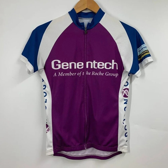 Jakroo Women's Genentech Follow Our Lead Full Zip Cycling Jersey Size S - Picture 1 of 13